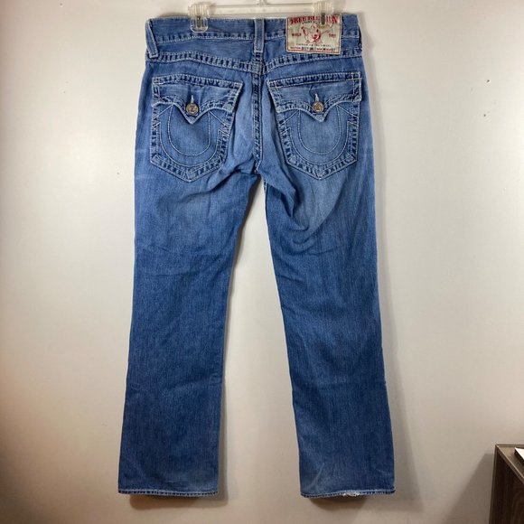 Mens Billy Big T True Religion Distressed Jeans USA 34 x 33 - Picture 2 of 11
